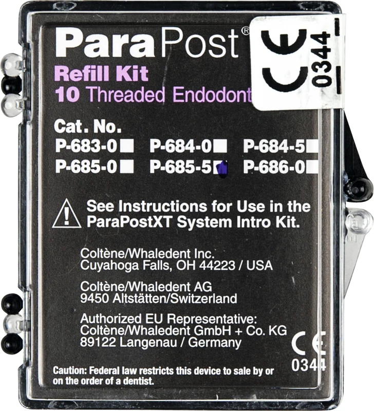 ParaPost® XT Titanstifte  Nachfüllpackung  10 Stück Ø 1,4 mm, violett