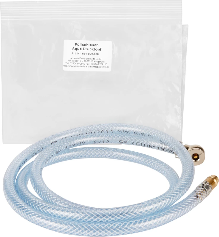 AQUA Schlauch  Stück  mit Füllventil