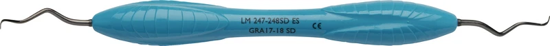LM Sharp Diamond Gracey Standard  Stück  Figur 17\18, distal, Molaren, blau, LM-ErgoSense®-Griff