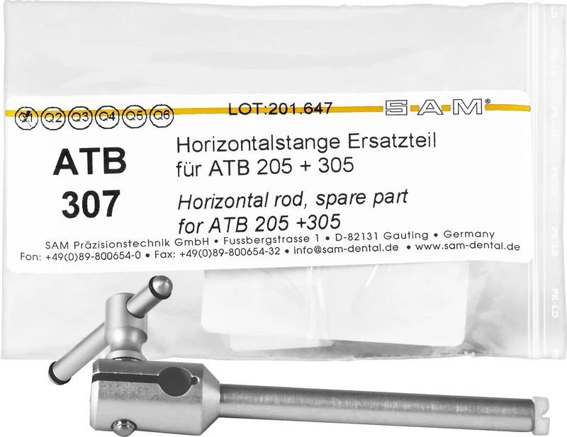 Horizontalstange  Stück  mit Klemmung Bissgabel