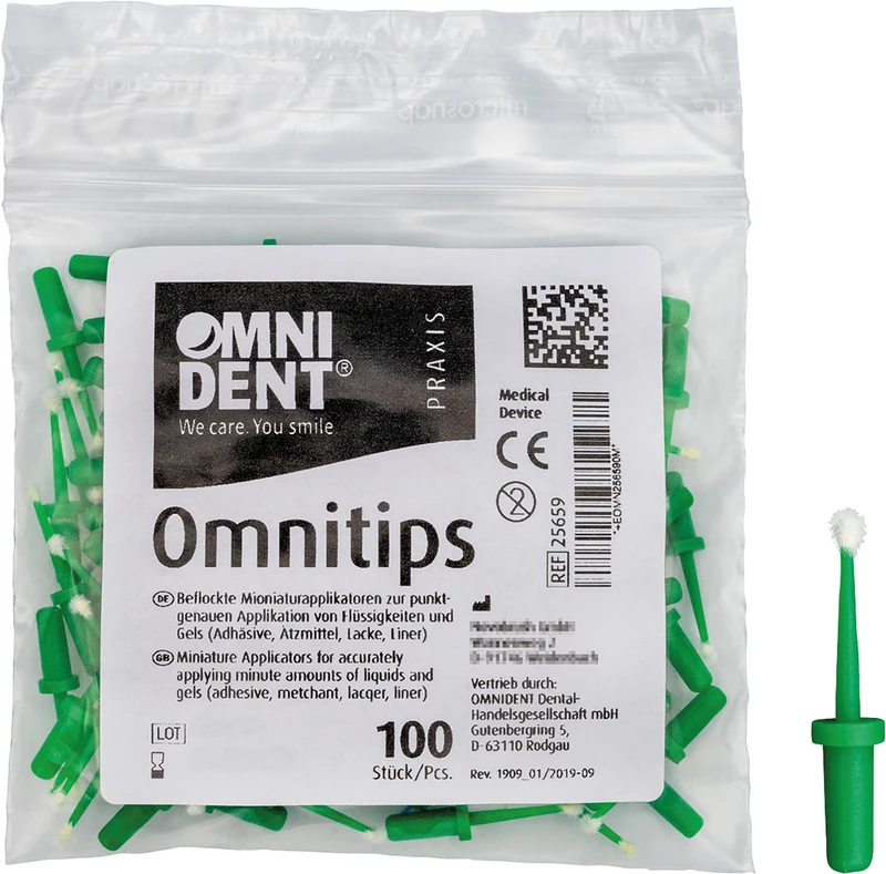 Omnitips  Packung  100 Stück grün