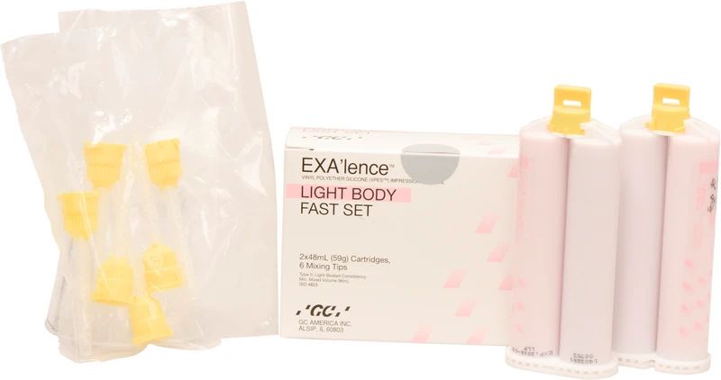 GC EXA'lence  Refill Packung  2 x 48 ml Doppelkartusche Light Body Fast, Zubehör