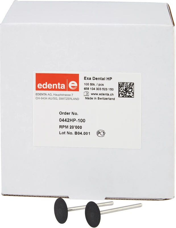 Exa Dental  Packung  100 Stück schwarz grob, HP, Figur 303, 2,5 mm, ISO 150