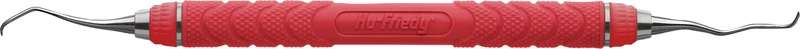 Küretten Gracey Standard EverEdge 2.0  Stück  Figur 11\14, Griff #C8 Resin, rot