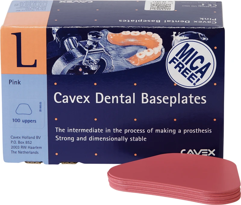 Cavex Basisplatten mica-frei  Packung  100 Stück OK