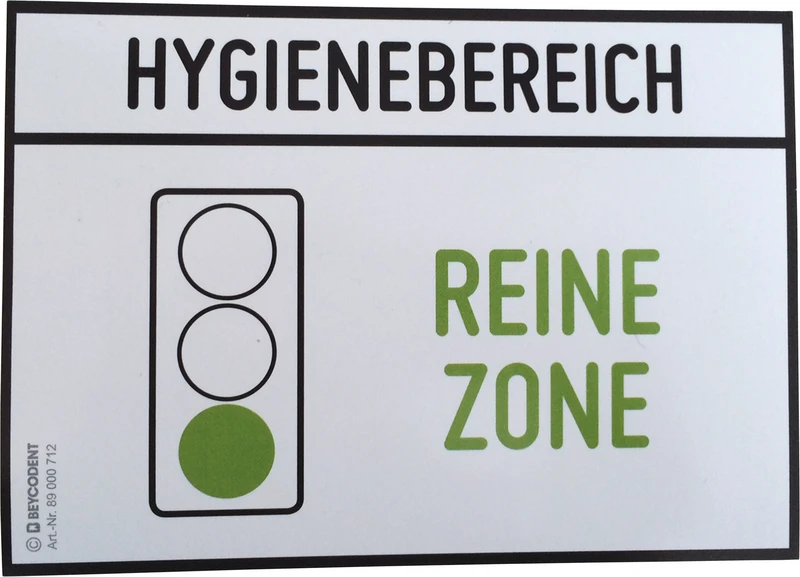 Hinweis-Etiketten  Stück  Reine Zone
