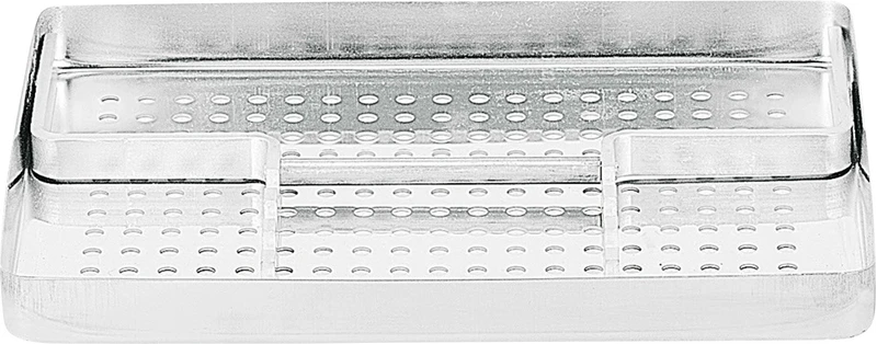 Tray Unterteil  Stück  Edelstahl 183 x 142 x 17 mm, perforiert