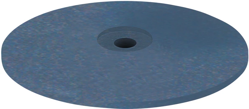 EVE CHROM PLUS  Packung  100 Stück unmontiert, blau mittel, Figur 303 Linse, 22 x 3,5 mm