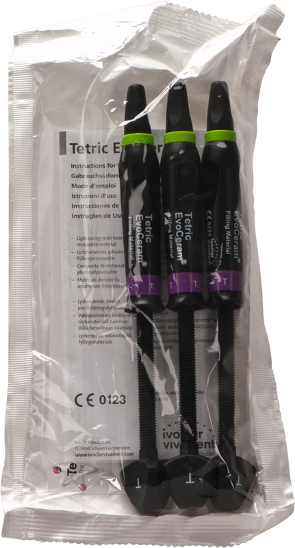 Tetric® EvoCeram  Packung  3 x 3 g Spritze transparent
