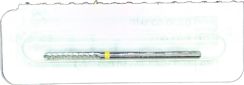 Omni HM-Fräser Schliff 30  Stück  kreuzverzahnt, gelb superfein, HP, Figur 137, 14 mm, ISO 023
