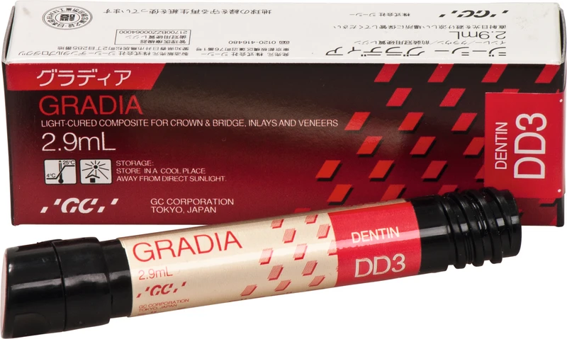 GC GRADIA®  Spritze  2,9 ml Paste dentin DD3