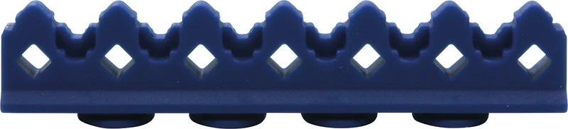 Silikon-Steg Auflagen  Stück  blau, für 6 Instrumente, 3029S+Clip