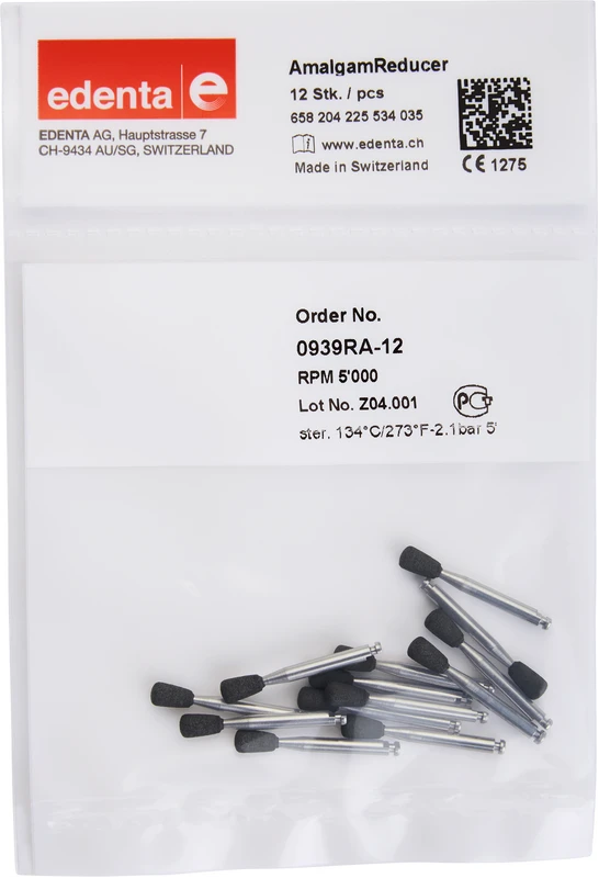 Amalgam Reducer  Packung  12 Stück RA, Figur 225, 6 mm, ISO 035