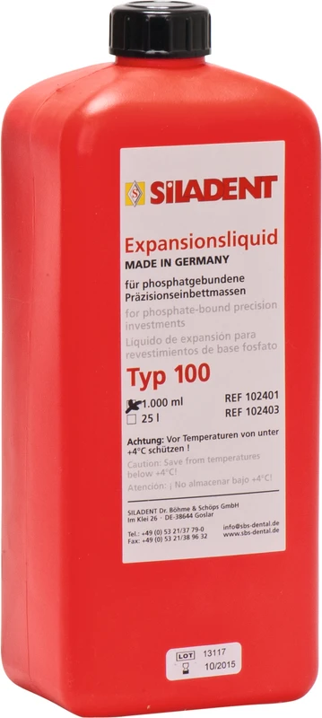 Expansionsliquid Typ 100  Flasche  1 Liter Typ 100