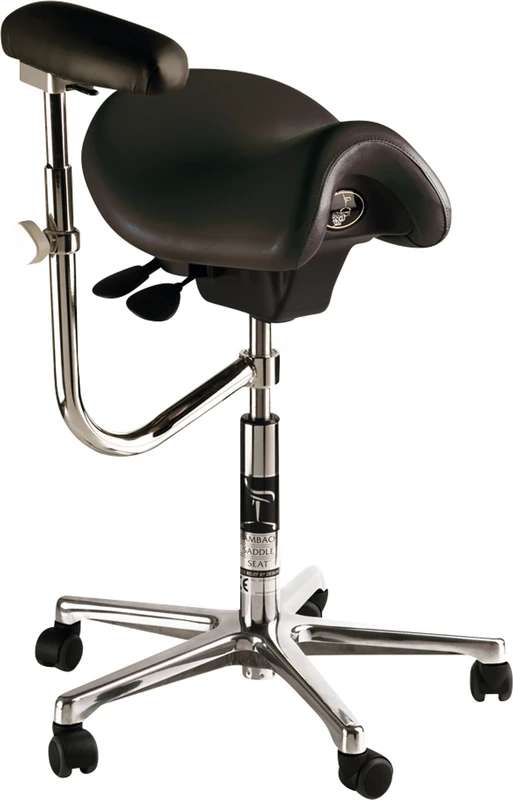 Bambach® Sattelsitz Armlehne   Stück  schwarz kurz rechts, Vinyl