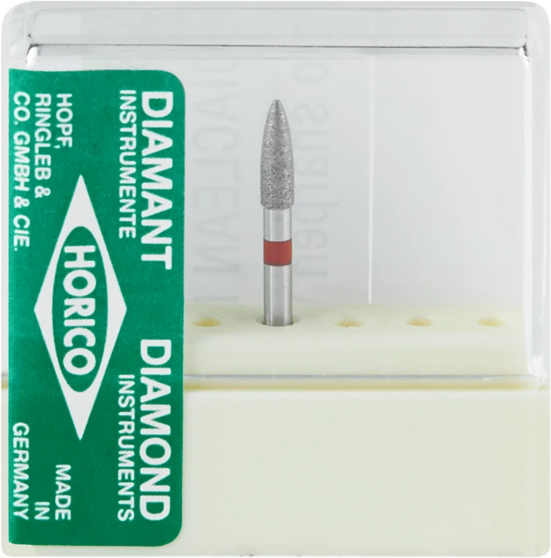 Sinterdiamantschleifer 272  Stück  SFG, rot fein, FG, Figur 272 C, 6 mm, ISO 018