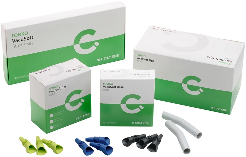 roeko VacuSoft  Packung  50 Tips solid schwarz