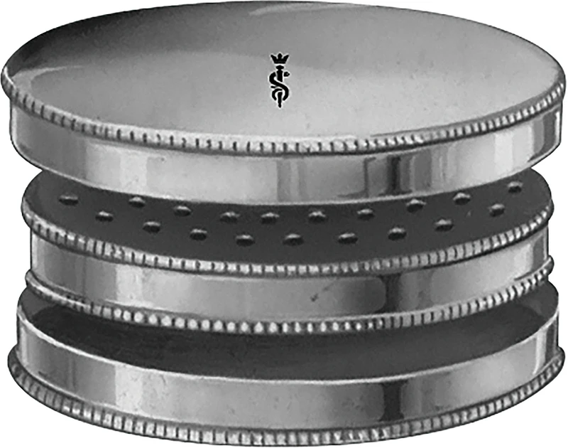 Nadeldosen   Stück  Nadeldose rund, 65 x 14 mm, BL930R