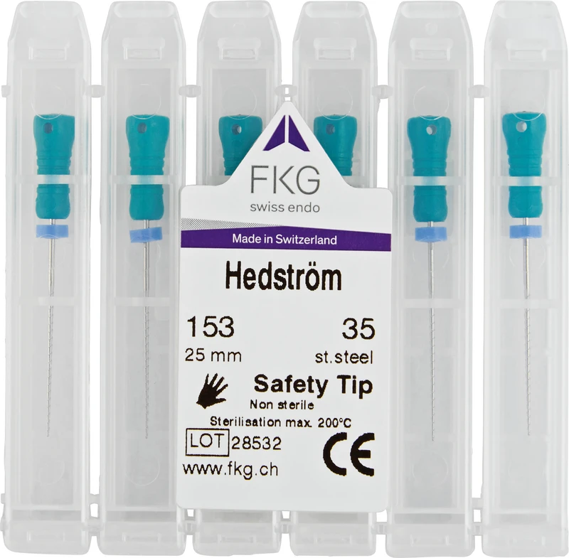 Hedstroemfeile Standard SMG  Packung  6 Stück 25 mm ISO 035