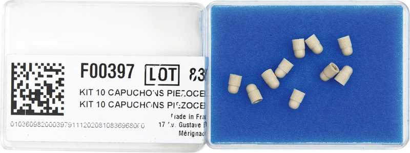 PIEZO-CEM-ANSATZ  Packung  10 Ersatz-Teflon-Kappen, F 00397