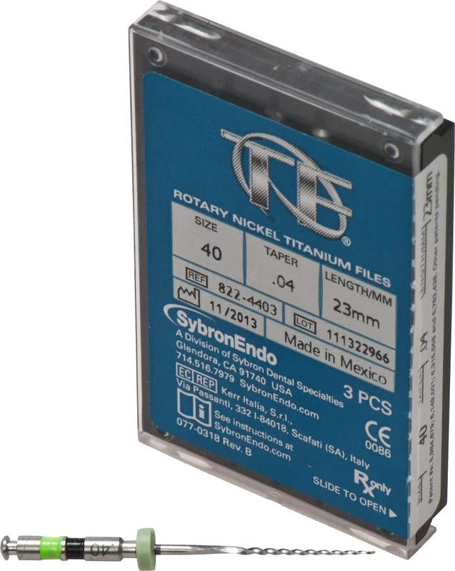 TF Feilen System  Packung  3 Stück 23 mm, Taper.04 ISO 040