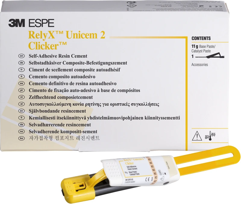 RelyX Unicem 2 Clicker  Packung  11 g Clicker Dispenser A2 universal, 1 Anmischblock