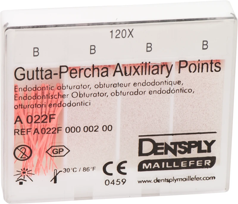 Guttapercha Hilfsspitzen  Packung  120 Stück 24 mm, B