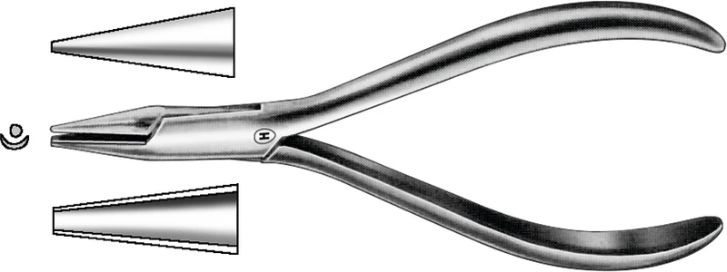 Draht- und Bügelbiegezangen nach Schwarz  Stück  HSL 377-13, 130 mm