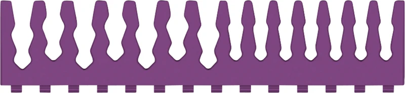 Silikonsteg für MELAstore® Tray   Packung  2 Stück für Tray 200, violett