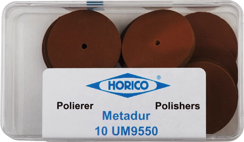 Metadur  Packung  10 Stück unmontiert, schwarz, 9550