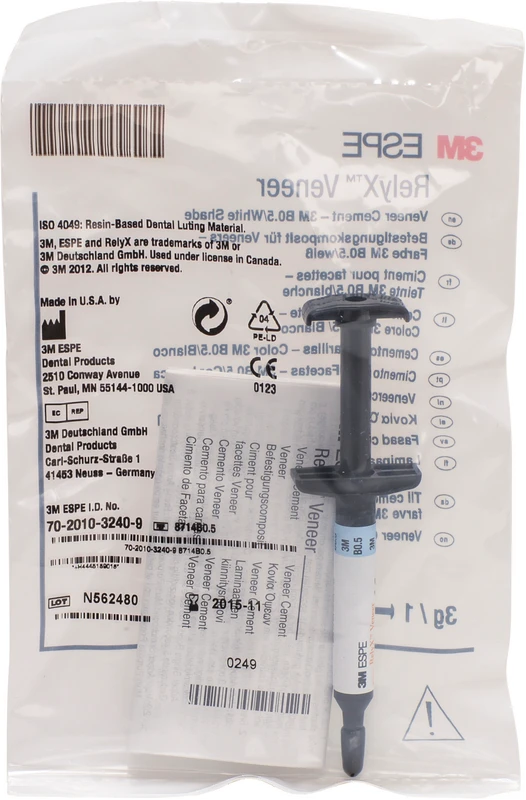 RelyX Veneer  Spritze  3 g Zement B0,5