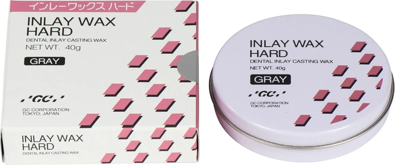 GC Inlay Wax HARD  Packung  40 g Dose grau