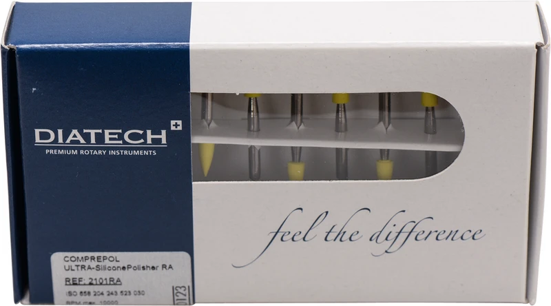 DIATECH COMPREPOL ULTRA  Packung  10 Stück gelb, RA, Figur 243 kleine Spitze, 7 mm, ISO 030