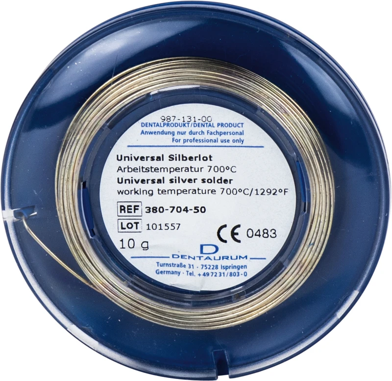 Universal Silberlot  Rolle  10 g ohne Flussmittel