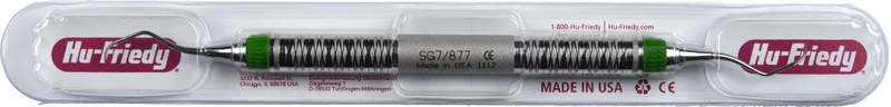 Küretten Gracey Standard  Stück  Figur 7\8, Griff #7, grün