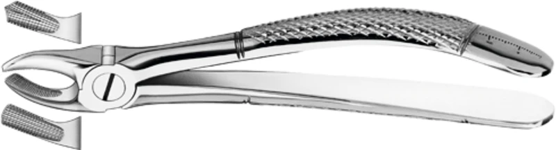 Kinderzahnzangen  Stück  17K, OK Molaren, rechts