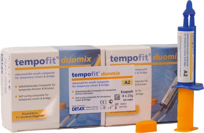 tempofit® duomix  Economypackung  8 x 25 g Dispenser A2