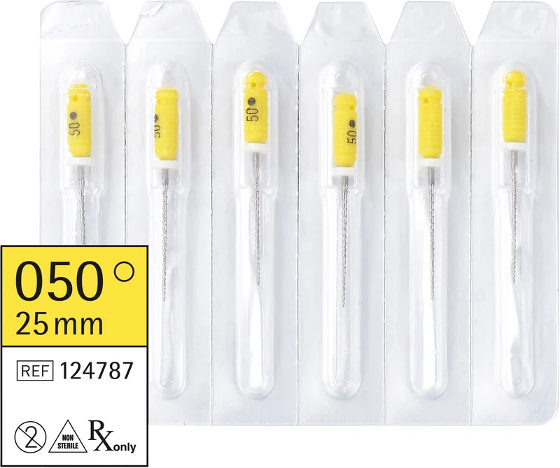 smart Hedstroemfeilen  Packung  6 Stück 25 mm ISO 050