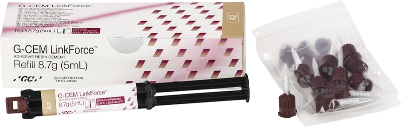 GC G-CEM LinkForce  Nachfüllpackung  8,7 g Automix-Spritze A2, 20 Automix-Spitzen Regulär