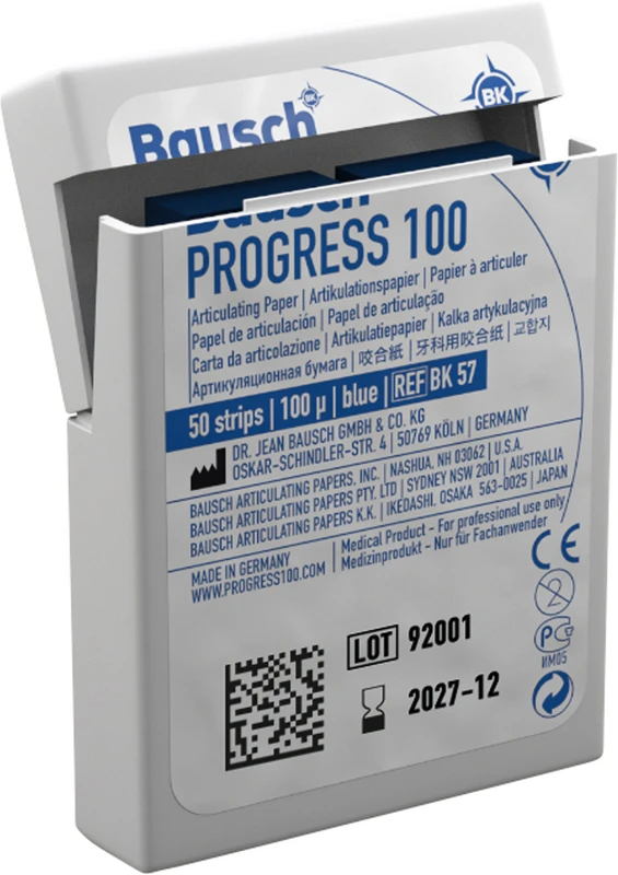 Bausch PROGRESS 100®  Packung  50 Streifen blau, vorgeschnitten, BK 57