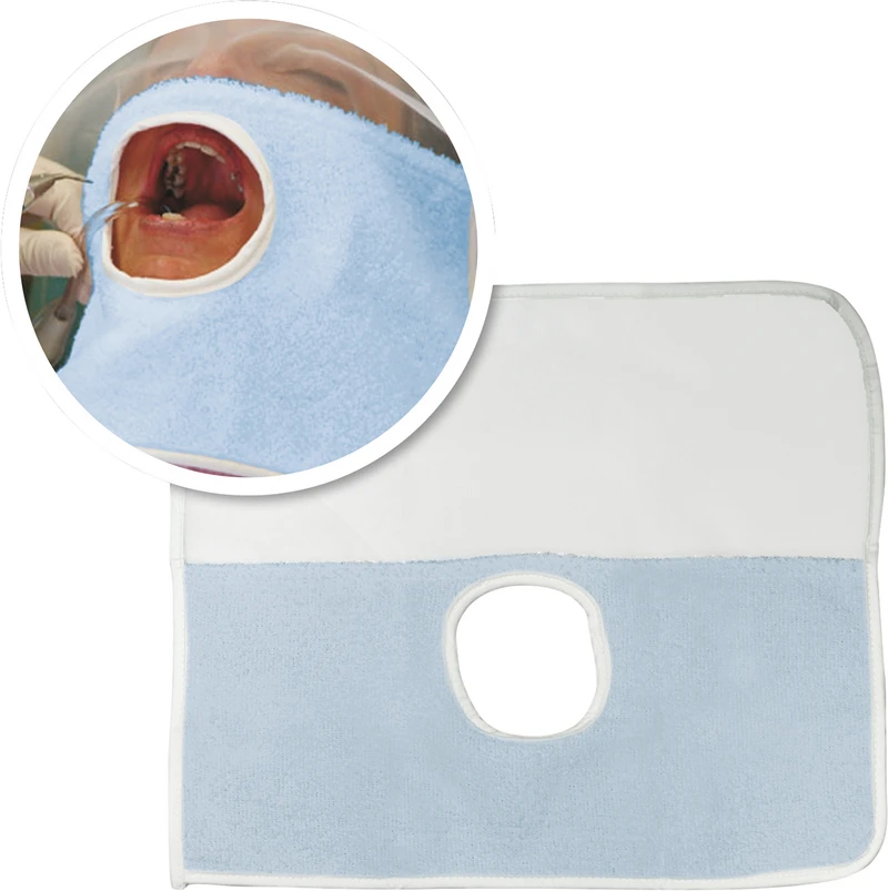 SafeDrape Frottee Gesichtstücher  Packung  12 Stück blau