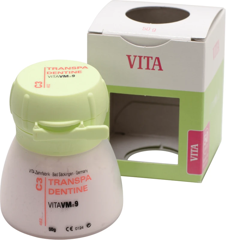 VITA VM® 9 classical A1-D4®  Dose  50 g Pulver transpa dentine C3