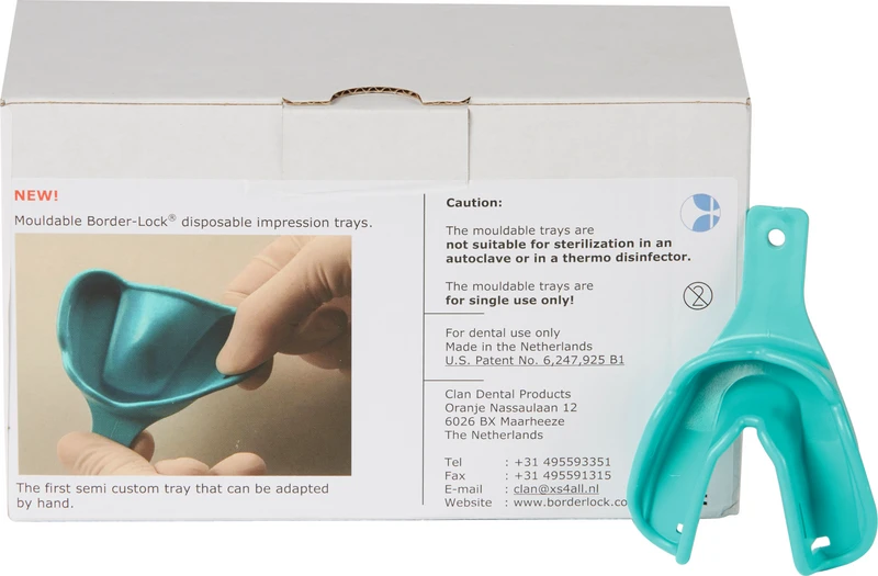 Abdrucklöffel Border  Nachfüllpackung  10 Stück UK, verformbar, Nr. 52