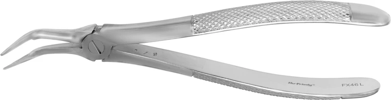 Zahnzangen Unterkiefer  Stück  FX46LE, gezackt, untere Wurzelsplitter