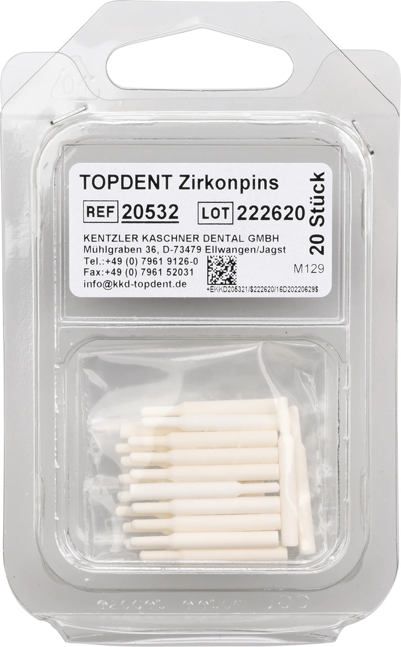 Zirkon Brenngutträger  Packung  20 Haltestifte