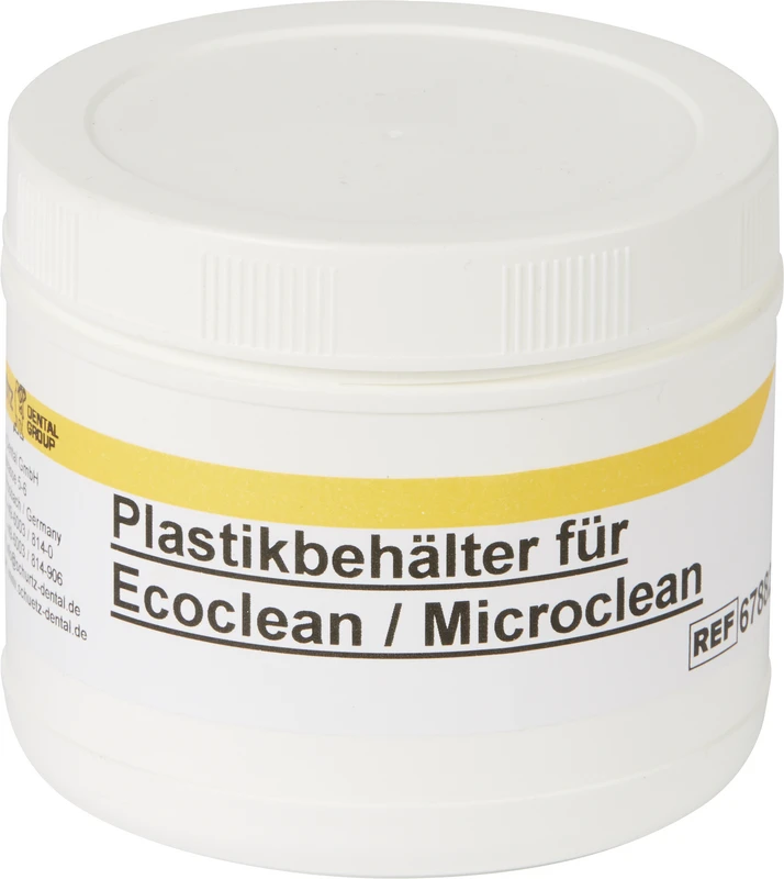 Plastikbehälter für MicroClean  Stück  groß