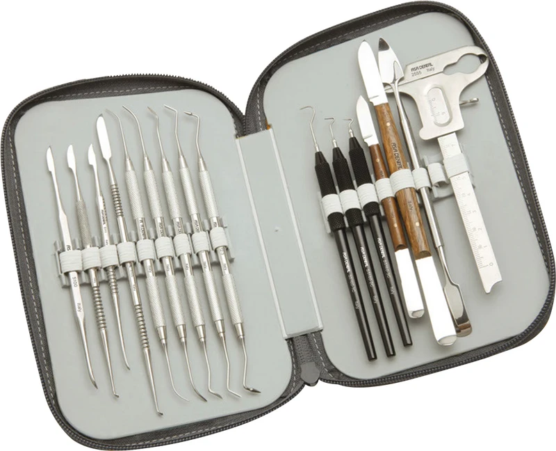 Modellierinstrumenten-Etui  Stück  Etui mit 12 Instrumenten