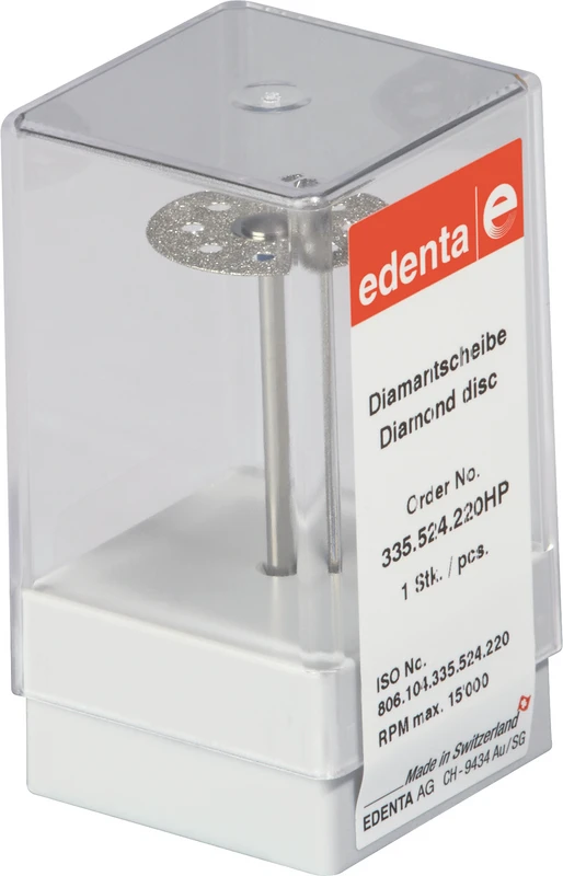 Diamantscheibe 335  Stück  perforiert, blau standard, HP, Figur 335, 0,3 mm, ISO 220