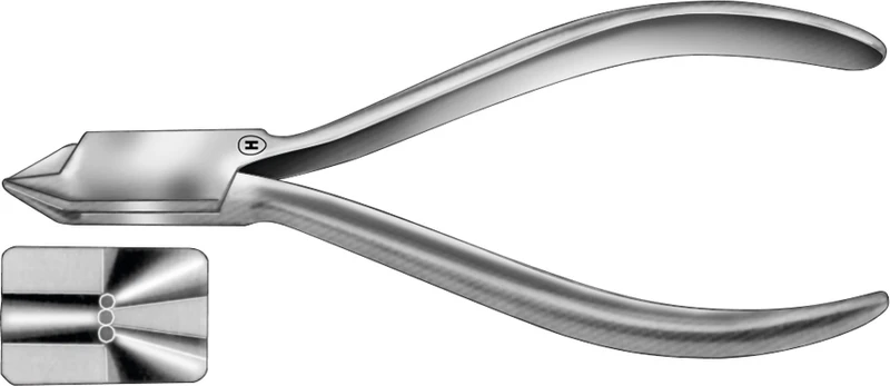 Draht- und Klammerbiegezangen nach Aderer  Stück  HSL 419-11, 115 mm