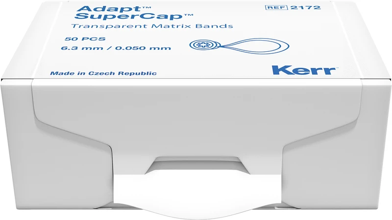 SuperMat®  Packung  50 Adapter transparent Höhe 6,3 mm, Stärke 0,05 mm